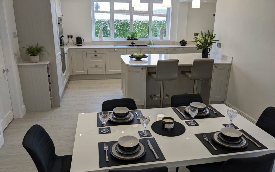 Painted Chamfered Shaker Kitchen & Utility Hay-On-Wye
